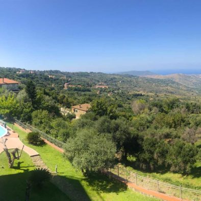 Panoramica dalla Villa